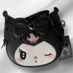 Sanrio Kuromi Die-Cut Schultertasche Omekashi Tenshi super selten - Bild 1 von 5