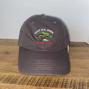 121st U.S. Open Torrey Pines Logo Golf Gray Adjustable Hat Ball Cap USGA - Picture 1 of 6