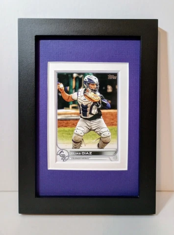 Elias Diaz Colorado Rockies Display Custom Framed MLB Baseball Card Plaque Cover