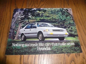 Hyundai Sonata 1988 folleto de ventas - vintage - Imagen 1 de 5