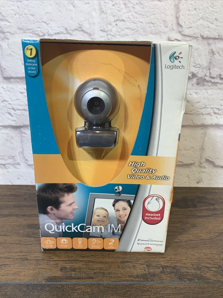 Logitech QuickCam IM Connect Web Cam NIB New Factory Sealed - Image 1 of 4