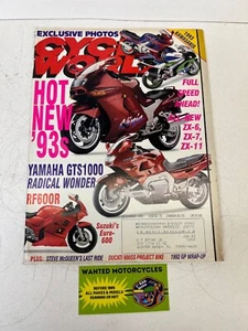 CYCLE WORLD MAGAZIN DEZEMBER 1992 KAWASAKI NINJA ZX-11 YAMAHA GTS1000 VINTAGE - Bild 1 von 3