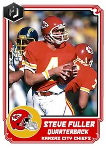 TARJETA DE ARTE HECHA A MANO PERSONALIZADA ACEO STEVE FULLER KANSAS CITY CHIEFS - Imagen 1 de 2