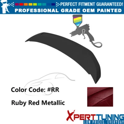 For 10-14 Ford Mustang GT500 Shelby Painted #RR Ruby Red Metallic Trunk Spoiler - Image 1 of 4