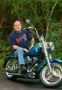GREGG ALLMAN & HARLEY - MAGNETE FOTOGRAFICO FRIGORIFERO 3"-5" - Foto 1 di 1