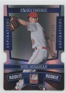 2010 Donruss Elite Extra Edition Aspirations Die-Cut /200 Wes Mugarian #159
