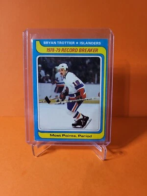 1979-80 Topps Hockey Bryan Trottier #165 Record Breaker Bryan Trottier HOF  - Image 1 of 3