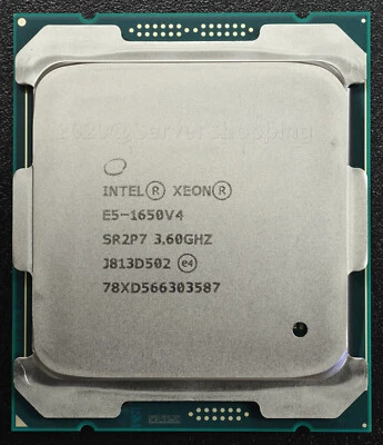 Compatible Intel XeonE5-1650v4 SR2P7 3.60GHz 15MB 6-Core LGA2011-3 CPU Processor - Image 1 of 4