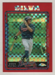 2005 Topps Update Chrome Red X-fractor #121 Johan Silva Braves #52/65 BV$8 - Picture 1 of 1