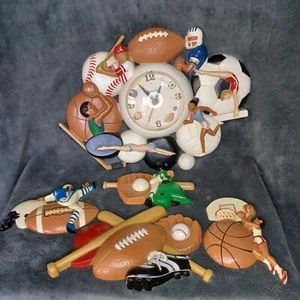Vtg 90’s Burwood Sports /Home Interior Wall Decor Resin/Plastic 5 pieces USA - Picture 1 of 6
