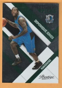 Dominique Jones Dallas Mavericks 2010-11 Prestige Picks/499 South Florida - Imagen 1 de 2