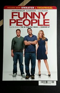 FUNNY PEOPLE ADAM SANDLER SETH ROGEN MANN MINI POSTER BACKER CARD (NOT A movie )