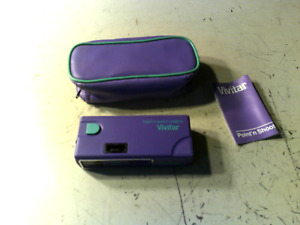 Vivitar POINT 'N SHOOT 110 Camera Vintage 1987 Purple