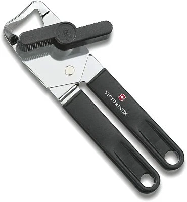 VICTORINOX SWISS UNIVERSAL HANDHELD CAN TIN OPENER BLACK STAINLESS STEEL - image 1 of 4