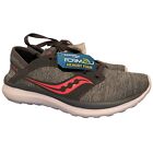 Saucony Kineta Relay Running Runners Shoes Size 8.5 Gray Pink Women's Sneakers