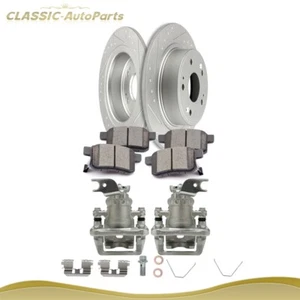 Rear Brake Calipers & Rotors and Ceramic Pads For 2008-2012 Honda Accord - Bild 1 von 1