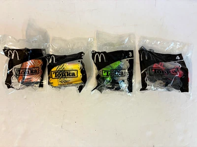 2002/03 McDonald's Tonka Die-Cast Happy Meal Toys- NEW in Sealed Bags- Set of 4 - Image 1 of 2