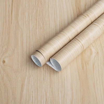 Wood Contact Paper Peel and Stick Wood Grain Wallpaper Oak Light Wood Contact Pa - Image 1 of 4