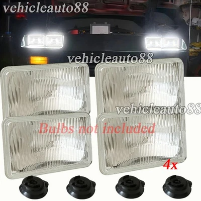 Faros LED/HID de 4x6 pulgadas para Chevrolet Monte Carlo SS 1980-1988 4 piezas Foto 1 de 4