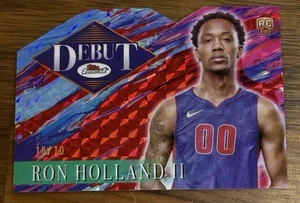 Ron Holland II 2024-25 Topps Mejor Debut Rojo Refractor Geométrico RC/10 Novato - Imagen 1 de 2