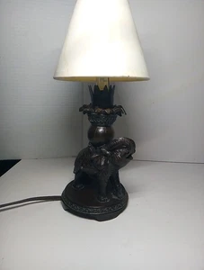 Vintage Art Deco Detailed Elephant Night Stand Lamp. - Picture 1 of 11