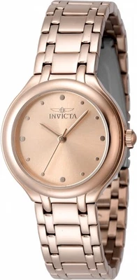 Invicta Wildflower Quartz Rose Gold Dial Ladies Watch 48228 - Image 1 of 4