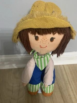 Vintage Kenner Strawberry Shortcake & Raspberry Tart Cloth Rag Doll Pair 1980's  - Image 1 of 4