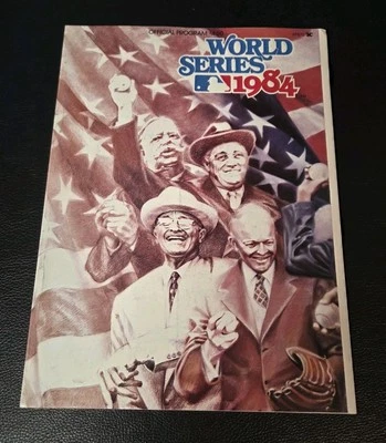1984 World Series Official Program Detroit Tigers San Diego Padres Baseball MLB - Image 1 of 2
