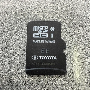 ONE USED OEM TOYOTA NAVIGATION MAP MICRO SD CARD  86271-0E070 EE        - Picture 1 of 2