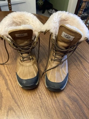 Women UGG Adirondack Boot III 1095141 Chestnut Waterproof Original Size 6.5 used - Image 1 of 4