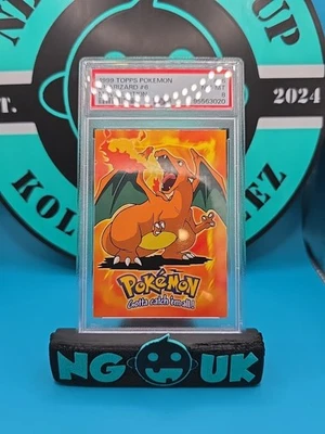 Pokemon 1999 TOPPS Charizard #6 PSA 8 (577)  - Image 1 of 2