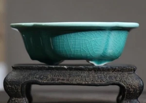 Japanese Bonsai Pot 13cm  x 11cm x 4cm - Picture 1 of 3