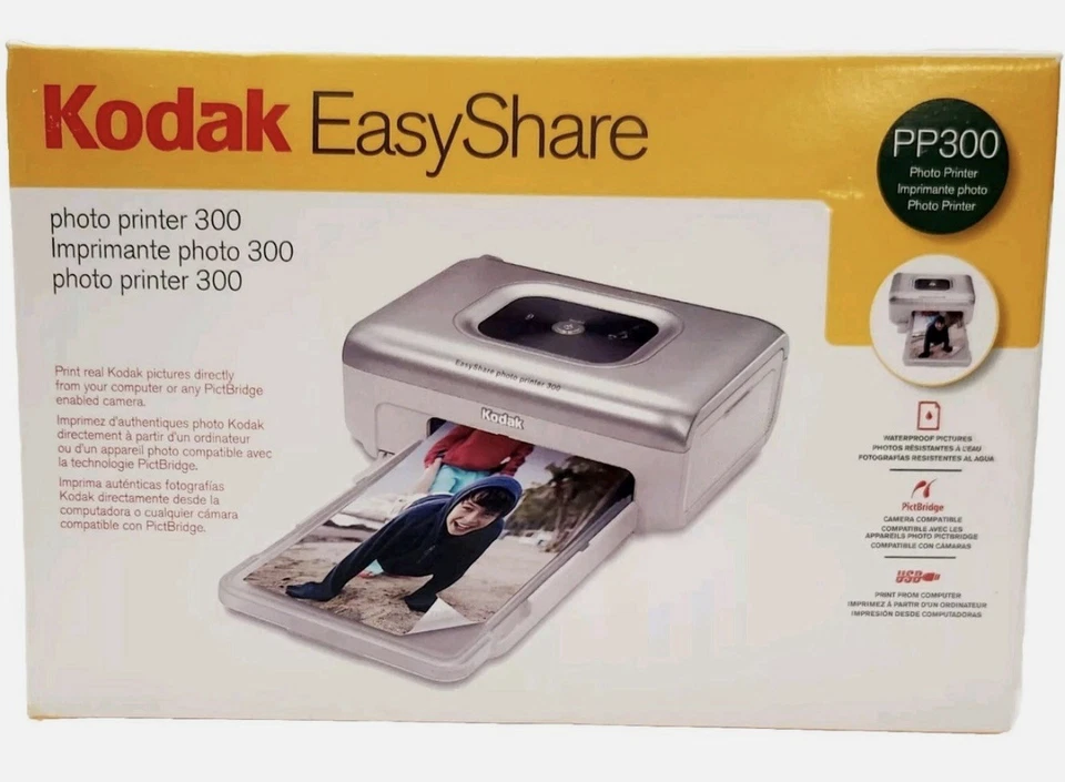 Vintage Kodak EasyShare PP300 - Classic Old School Photo Printer 300 - Image 1 of 4