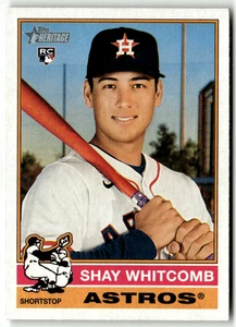 2025 Topps Heritage MLB Baseball Series 1 No. 362 Shay Whitcomb Rookie - Bild 1 von 2