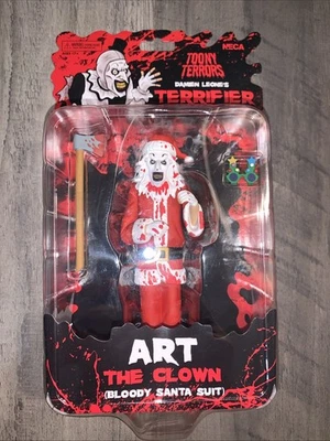 Traje de Papá Noel Sangriento Neca Toony Terrors Terrifier Art The Clown Foto 1 de 4