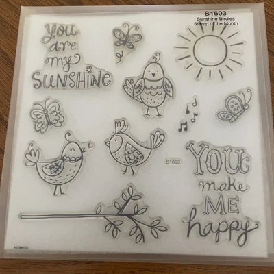 CTMH S1603 Sunshine птицы (новый) вы мой солнечный свет, вы делаете меня счастливым - Изображение 1 из 2