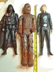 VADER (12" 2013) LUKE (12" 2013) CHEWY (14" 1999) PUPPEN (SANFT GEBRAUCHT) 070625C - Bild 1 von 14
