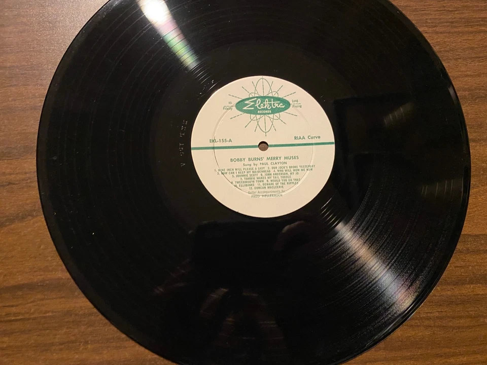 Paul Clayton – Bobby Burns’ Merry Muses of Caledonia LP 1958/Elektra EKL-155 NM Foto 1 de 4