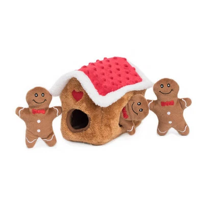 Zippy Paws Burrow - Holiday Gingerbread House - Image 1 of 3