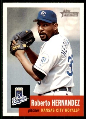 2002 Topps Heritage Roberto Hernandez Kansas City Royals #106 MLB Baseball Card - Image 1 of 2