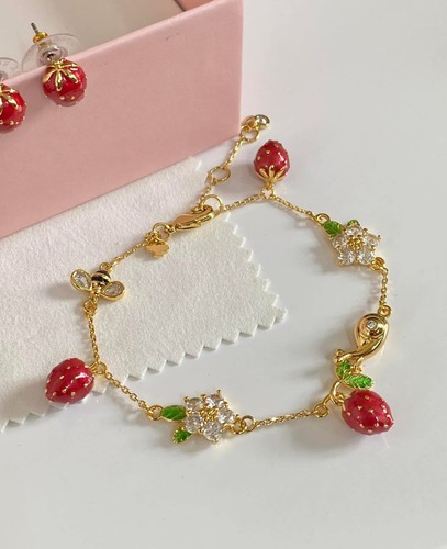 ❣️❣️ Bracciale Kate Spade Campi di Fragole Charms ❣️❣️