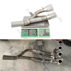 For BMW S1000RR S1000R 2021-2023 Catalyst Replaced Exhaust Mid Link Pipe Slip on - Picture 1 of 11