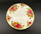 Vintage Royal Albert Old Country Roses Bread Plate 6 1/4"  Set Of 9-Dated 1962