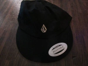 Volcom Adjustable Hat Cap Black Trucker Strap Back Full Stone Yupoong Skater - Picture 1 of 4