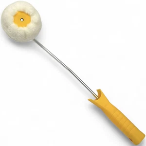 4-Inch Corner Paint Roller with Long Handle - European Premium Universal - Fo... - Picture 1 of 12