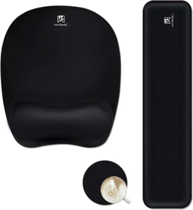 Ergonomic Keyboard Wrist Rest Pad and Mouse Pad Hand Support for Laptop Computer - Picture 1 of 12