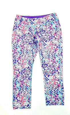 Ivivva Athletica 儿童女孩多色 14 码运动服打底裤 — 第 1/4 张图片