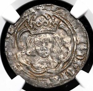 ENGLAND. Henry VII, 1485-1509. Hammered Silver Groat, S-2198A, NGC XF40