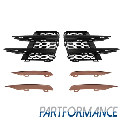 Par apto para Land Rover Range Rover Velar 2018-2021 luz antiniebla rejilla cubierta Foto 1 de 4