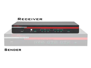 ULTRA-4K-R Dual-Head HDMI and USB 2.0 KVM Extender (Receiver) - Picture 1 of 2